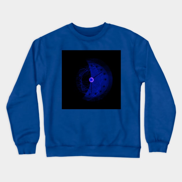 Clock In The Darkness Crewneck Sweatshirt by momomoma